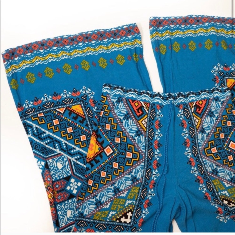 Flying Tomato wide leg boho palazzo pants ✌🏻🥰🌈